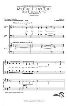 My God, I Love Thee von John Purifoy (Download) 