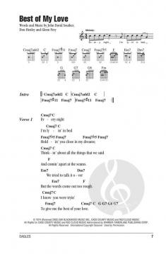 Eagles Guitar Chord Songbook 