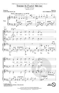 There Is Faint Music von Dan Forrest (Download) 