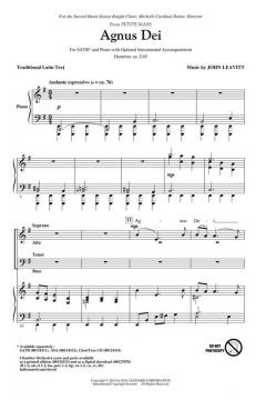Agnus Dei von John Leavitt 
