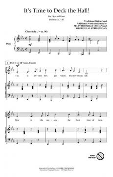 It's Time To Deck The Hall! von George L.O. Strid (Download) 