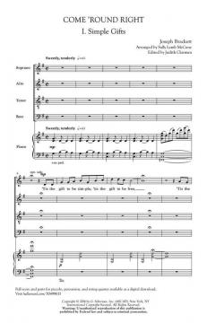 Come 'Round Right: A Folk Song Suite von Elder Joseph Brackett (Download) 