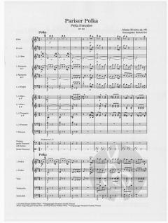 Pariser Polka op. 382 RV 382 von Johann Strauss (Sohn) 