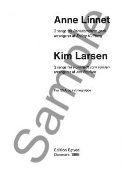 Five Songs For SSA And Rythm Section (Kim Larsen) 