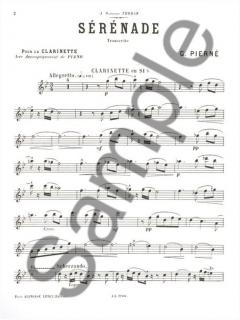 Sérénade Op.7 (Clarinet) von Gabriel Pierne 