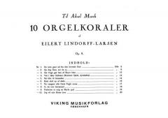 10 Orgelkoraler Op. 9 von Eilert Lindorff-larsen, im Alle Noten Shop kaufen