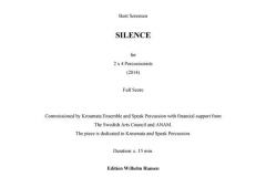Silence von Bent Sorensen 