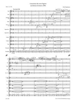 Concertino für 2 Fagotte und Orchester von Allan Stephenson 
