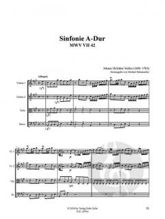 Sämtliche Sinfonien Vol. 14 von Johann Melchior Molter 