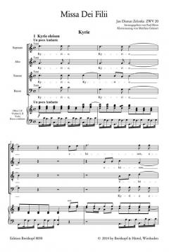 Missa dei Filii ZWV 20 (Jan Dismas Zelenka) 