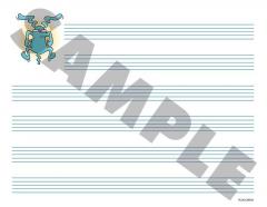 John Thompson's Easiest Piano Course: Music Staff Paper 