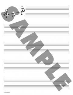 A Dozen A Day - Music Staff Paper 