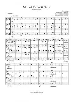 Menuett Nr. 5 (Download) von Wolfgang Amadeus Mozart (Download) 