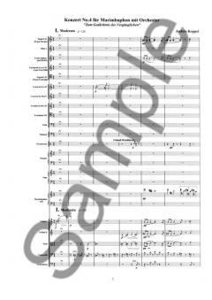 Concerto No. 4 for Marimba and Orchestra von Anders Koppel im Alle Noten Shop kaufen (Partitur)
