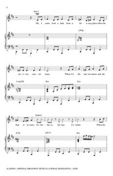 Aladdin (Choral Highlights) von Alan Menken 