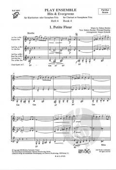 Play Ensemble Heft 4: Hits & Evergreens von Sidney Bechet für Klarinetten- oder Saxophon-Trio im Alle Noten Shop kaufen
