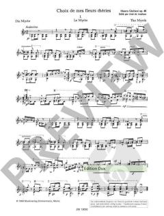 Eine Auswahl meiner Lieblingsblumen op. 46 von Mauro Giuliani 