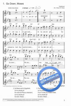 Die schönsten Spirituals & Gospels (mit CD) 