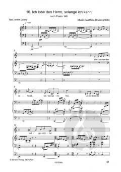 Geistliche Sololieder Heft 1 von Matthias Drude 