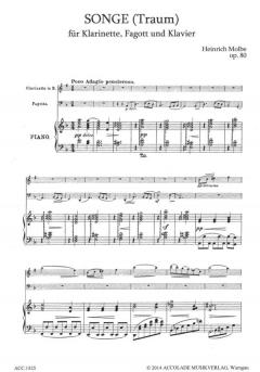 Songe (Traum) op.80 (Heinrich Molbe) 