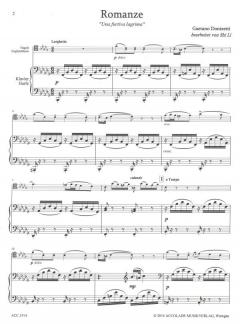 Romanze 'Una furtiva lagrima' von Gaetano Donizetti für Englischhorn (Fagott), Klavier (Harfe) im Alle Noten Shop kaufen