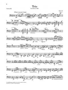 Klaviertrio Nr. 3 f-moll op. 65 (Antonín Dvorák) 