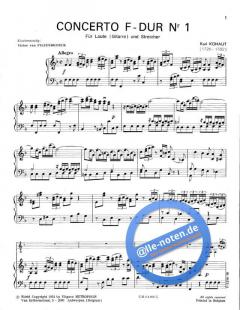Concerto F-Dur Nr.1 von Karl Kohaut 