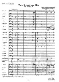 Unter Donner und Blitz von Johann Strauss (Sohn) 