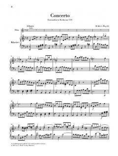 Flötenkonzert d-moll von Carl Philipp Emanuel Bach im Alle Noten Shop kaufen