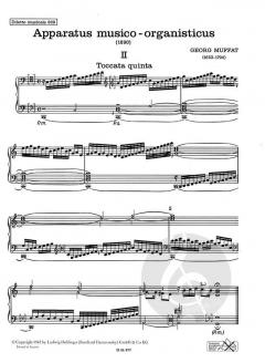 Apparatus musico-organisticus Band 2 von Georg Muffat 