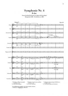Symphonie Nr. 4 B-dur op. 60 von Ludwig van Beethoven 