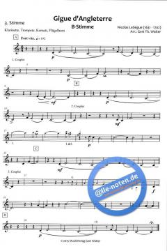 Gigue d'Angleterre von Nicolas-Antoine Lebègue (Download) 