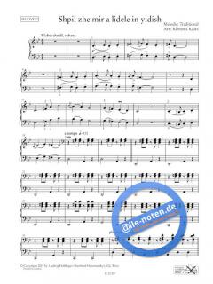 Jiddische Lieder von Klemens Kaatz 
