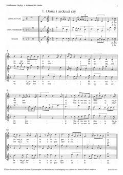 4 italienische Lieder (Guillaume Dufay) 
