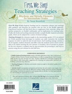 First We Sing: Teaching Strategies (Intermediate) (Susan Brumfield) 