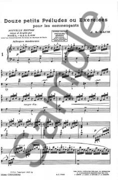 Petits Préludes Et Fuguettes von Johann Sebastian Bach 