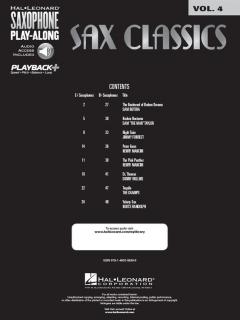 Saxophone Play-Along Vol. 4: Sax Classics 