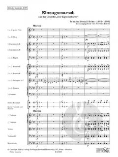 Einzugsmarsch aus der Operette Der Zigeunerbaron o. Op. von Johann Strauss (Sohn) 