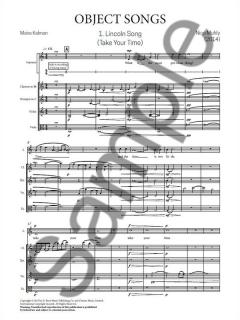 Object Songs von Nico Muhly 