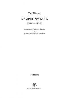 Symphony No.6 'Sinfonia Semplice' von Carl Nielsen 