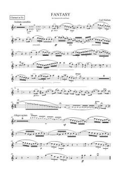 Fantasy for clarinet and piano von Carl Nielsen 