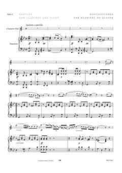 Fantasy for clarinet and piano von Carl Nielsen 