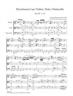 6 Divertimenti Serie III, Heft 1 von Gaetano Brunetti 