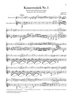 Konzertstücke op. 113 und 114 von Felix Mendelssohn Bartholdy für Klarinette, Bassetthorn (2 Klarinetten) und Klavier im Alle Noten Shop kaufen