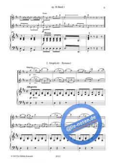 6 kleine Fantasien op. 28 - Band 1 von Jules Demersseman für 2 Flöten und Klavier im Alle Noten Shop kaufen