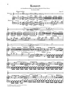 Klarinettenkonzert B-dur op. 11 von Bernhard Henrik Crusell 