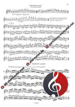100 tägliche Studien für Violine Heft 3 von Bruno Döring im Alle Noten Shop kaufen