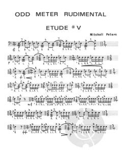 Odd Meter Rudimental Etudes (Mitchell Peters) 