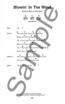 The Little Black Songbook von Bob Dylan 