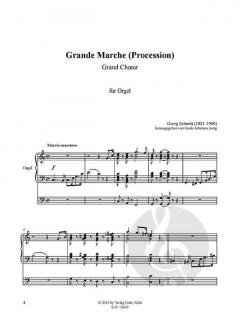Grande Marche (Procession) von Georg Schmitt für Orgel C-Dur im Alle Noten Shop kaufen